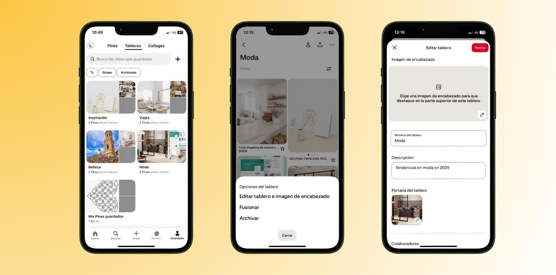 Perfiles Pinterest