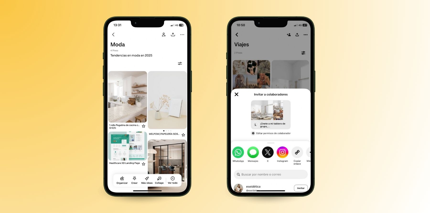 Tableros Pinterest