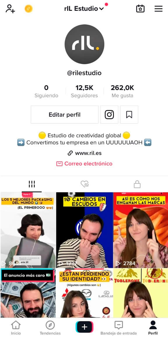 ¿De qué más partes se compone TikTok?