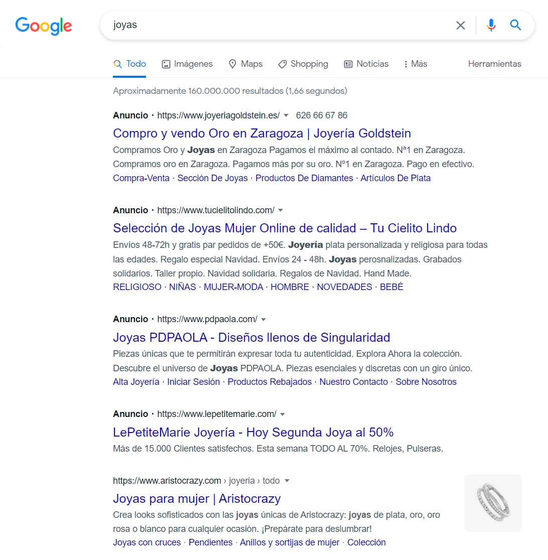 Anuncios en Google