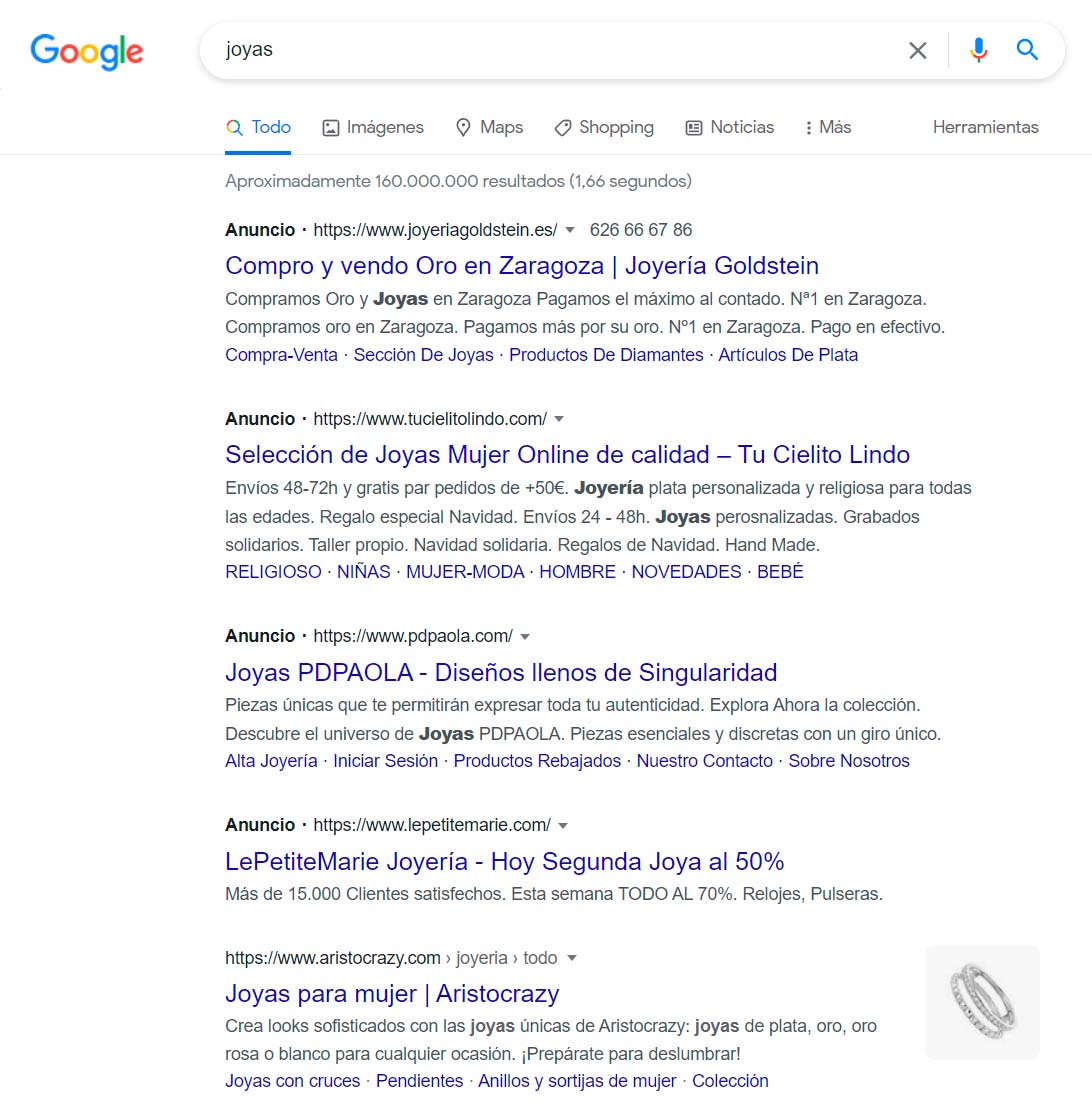 Anuncios en Google